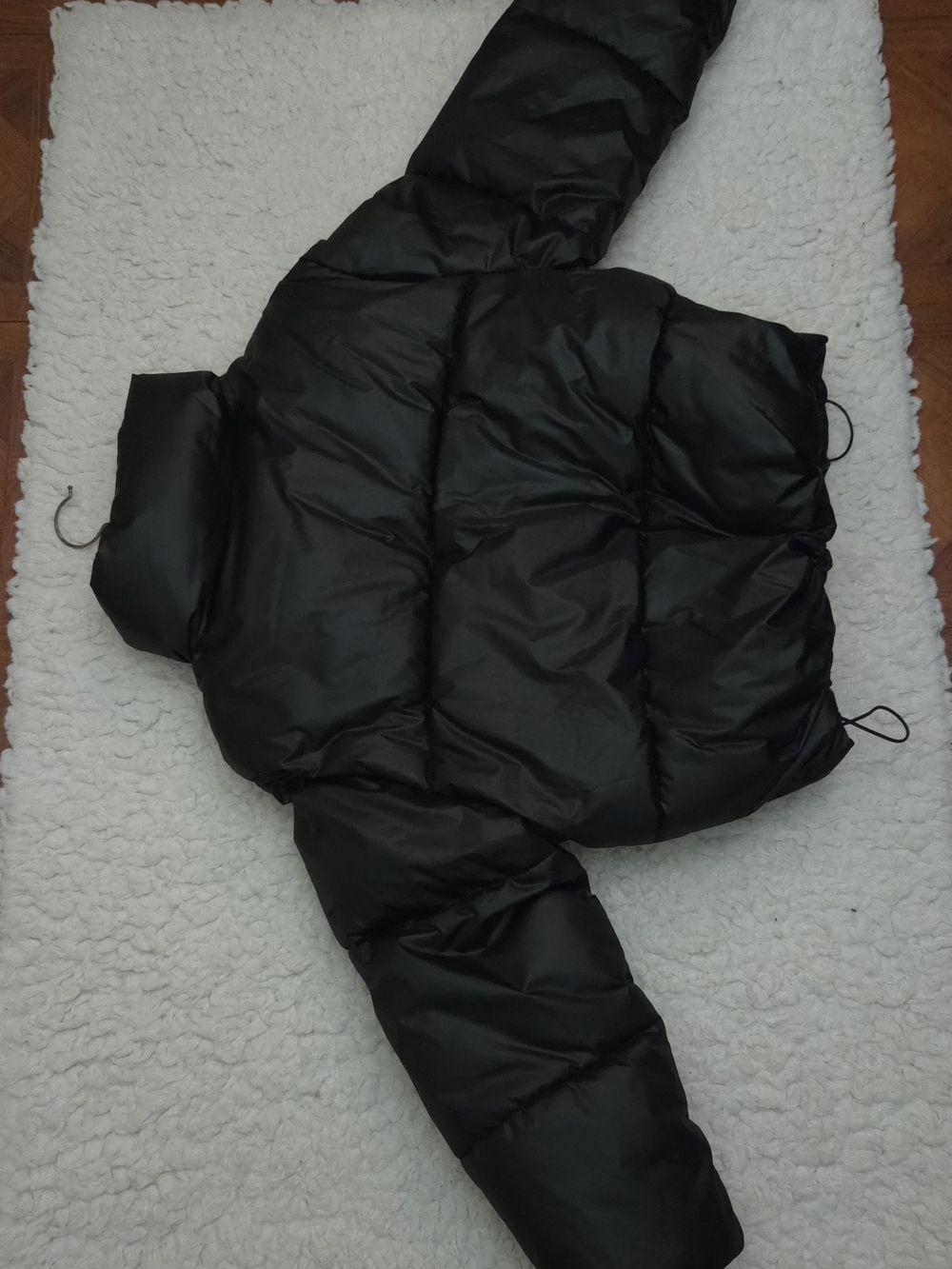 Black Puffer Jacket for Women- Size Small Petite - Picture 2 of 5